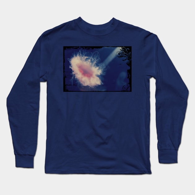 Floral Jellyfish Long Sleeve T-Shirt by Christine aka stine1